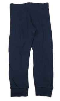 Tmavomodré pyžamové kalhoty