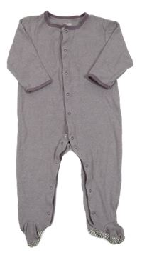 Fialovo-bílý pruhovaný overal Mamas&Papas