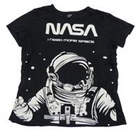 Černé tričko s kosmonautem - NASA Sinsay