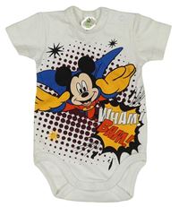 Bílé body s Mickeym Disney