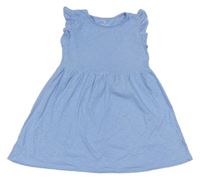 Světlemodré šaty s volánky H&M