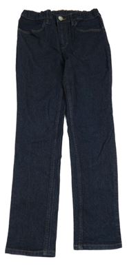 Tmavomodré skinny rifle 