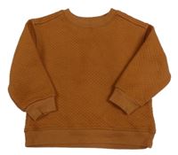 Hnědá vzorovaná mikina Mothercare