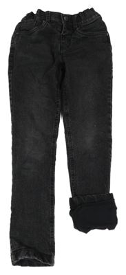 Antracitové podšité skinny rifle C&A