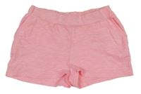 Růžové melírované kraťasy 