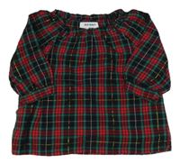Černo-zeleno-červená kostkovaná halenka Old Navy