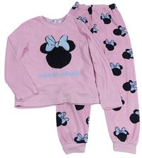 Růžové plyšové pyžamo s Minnie Primark