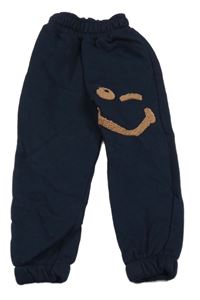 Tmavomodré zateplené tepláky 