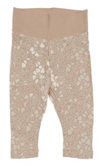 Světlerůžovo-bílé legíny se srdíčky Dopodopo