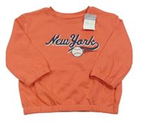 Nové - Korálová mikina s nápisem Primark