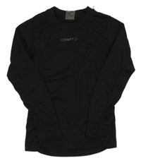 Černé žebrované funkční triko Craft 