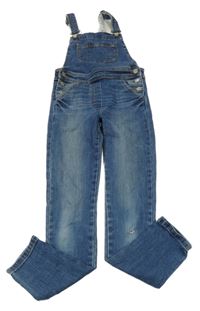 Modré laclové skinny rifle s prošoupáním Boden