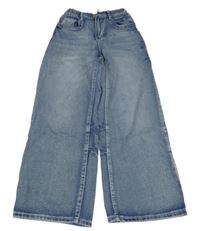 Světlemodré široké rifle Shein