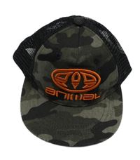 Černo-khaki army kšiltovka s logem Animal 