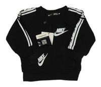 Nové - Černo-bílá mikina Nike 