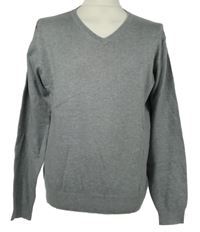 Pánský šedý svetr Jack&Jones 