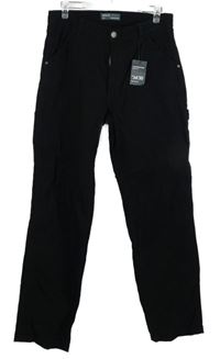 Nové - Pánské černé rifle Primark 