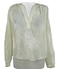 Dámská smetanová květovaná halenka H&M