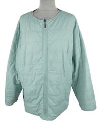 Dámská květovaná/světlemodrá šusťáková zateplená bunda Cotton 