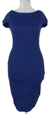 Dámské modré pouzdrové šaty Closet Blu 
