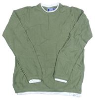 Khaki svetr Jack & Jones