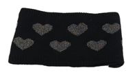 Černý nákrčník se srdíčky zn. George vel.104-128