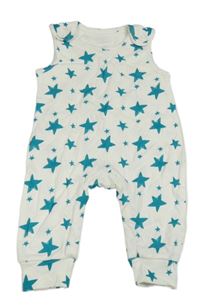 Bílý overal s hvězdami