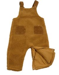 Hnědé huňaté podšité kalhoty Next