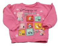 Růžová mikina s Peppa pig 