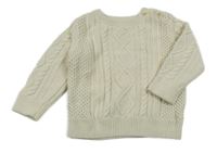 Béžový vzorovaný svetr GAP