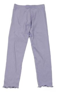 Lila žebrované legíny Primark