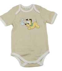 Béžovo-bílé body s Plutem Disney