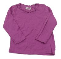 Purpurové triko s kanýrem