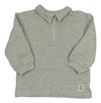 Šedá mikina s límečkem H&M