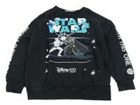 Černá mikina s překlápěcími flitry - Star wars