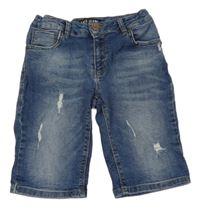 Modré riflové kraťasy s prošoupáním Cars jeans