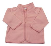 Světlerůžová fleecová propínací mikina H&M