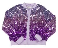 Levandulová bunda s flitry H&M
