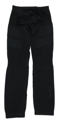 Černo-šedé funkční spodní kalhoty zn. Decathlon