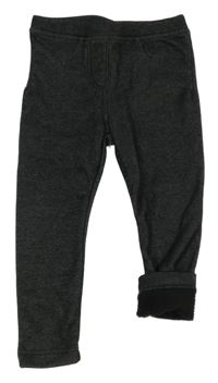 Tmavošedé teplé tregíny Lupilu 