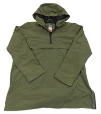 Nová - Khaki šusťáková jarní bunda s kapucí Primark