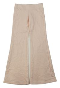 Světlerůžové flare kalhoty H&M