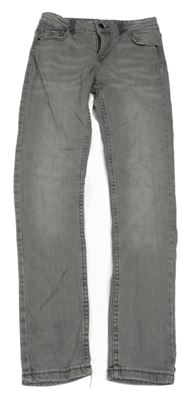 Šedé skinny rifle Denim 