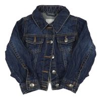 Tmavomodrá riflová bunda Next