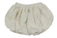 Smetanová vzorovaná balonová sukně H&M