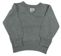 Šedý melírovaný svetr H&M