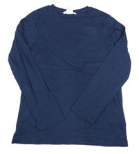 Tmavomodré triko H&M