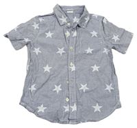 Modro-bílá pruhovaná košile s hvězdičkami zn. GAP 