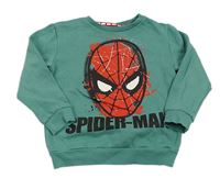 Zelená mikina se Spidermanem George