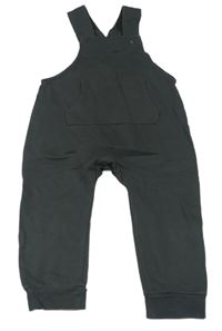 Antracitové laclové tepláky H&M